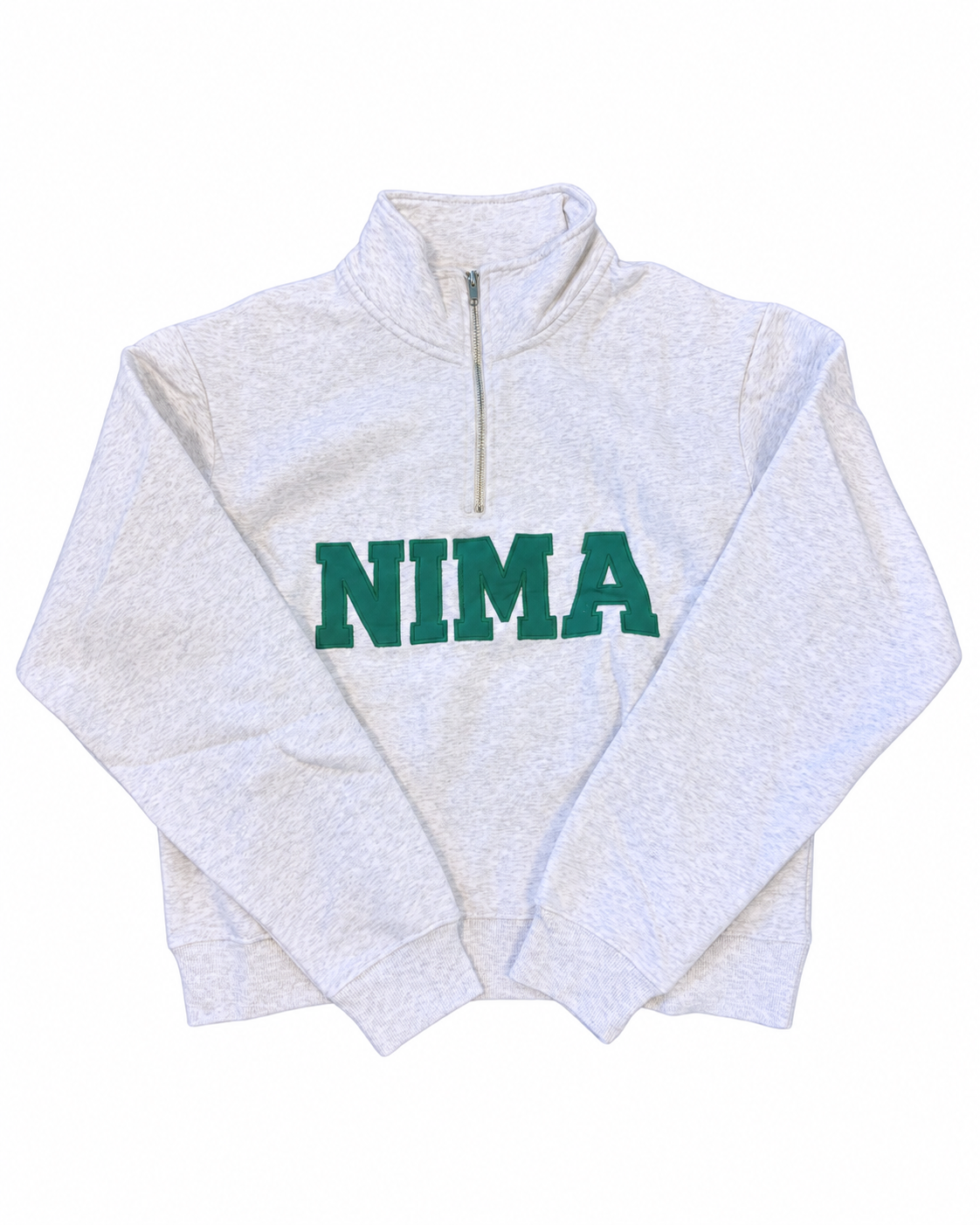 NIMA Grey Quarter Zip