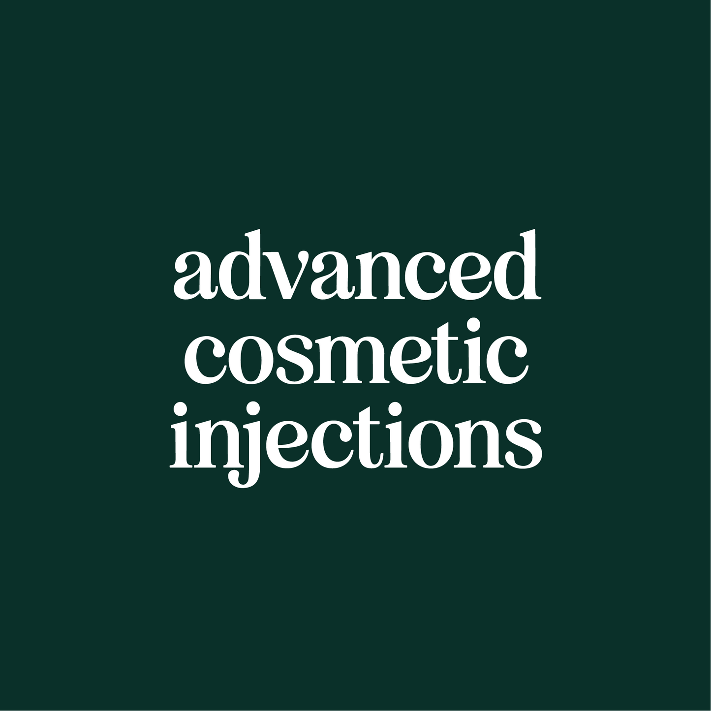 Advanced Cosmetic Injections