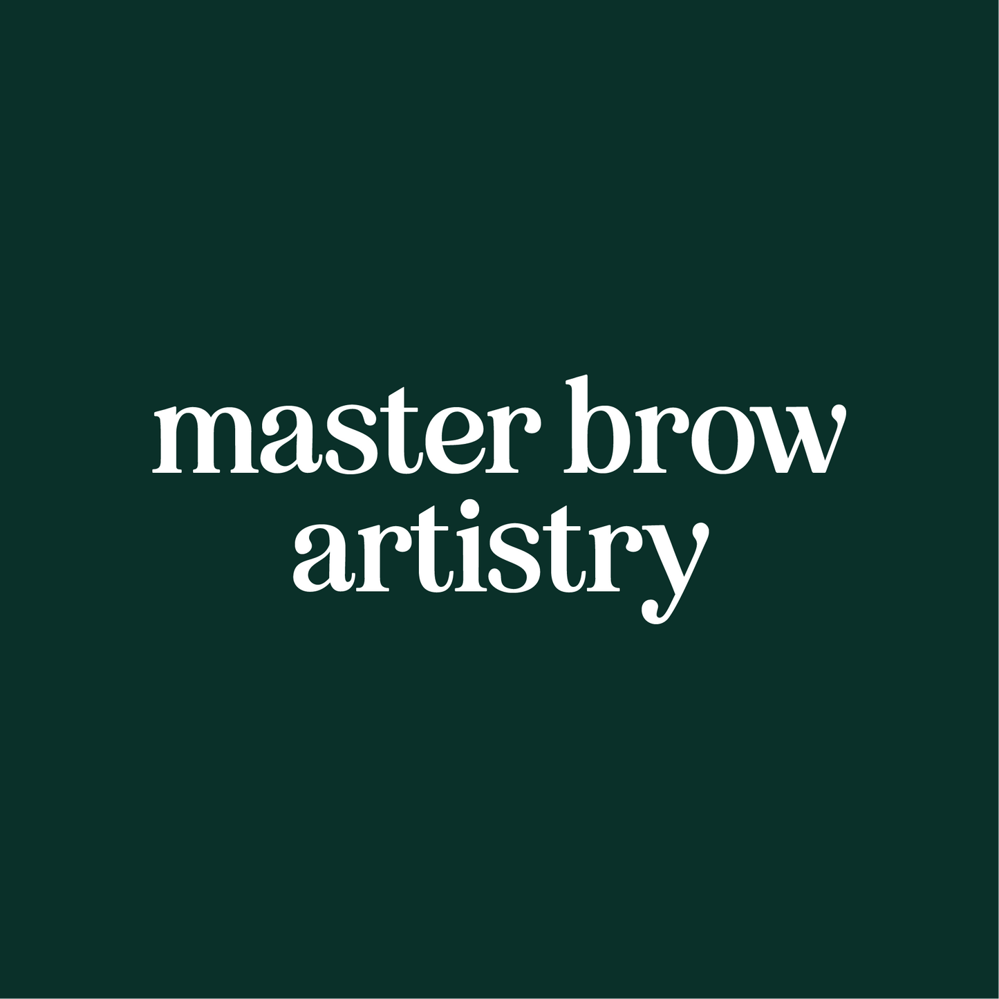 Master Brow Artistry