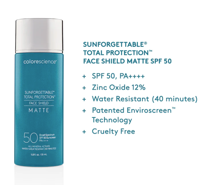 Colorescience Sunforgettable® Total Protection™ Face Shield Matte SPF 50