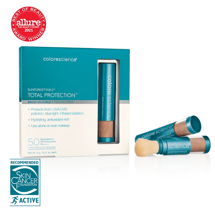 Colorescience Sunforgettable® Total Protection™ Brush-On Shield SPF 50 DEEP Multipack