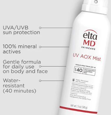 EltaMD UV AOX Mist Broad-Spectrum SPF 40