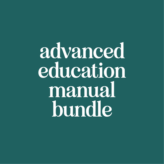 Advanced Education Manual Bundle