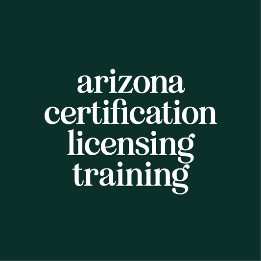 Arizona Certification Licensing Training