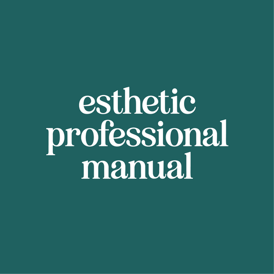 Esthetic Professional Manual