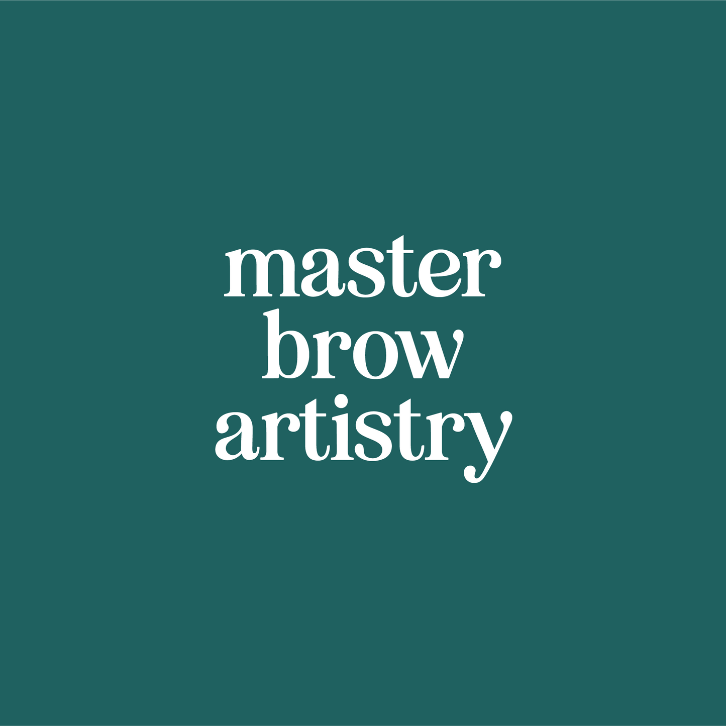 Master Brow Artistry